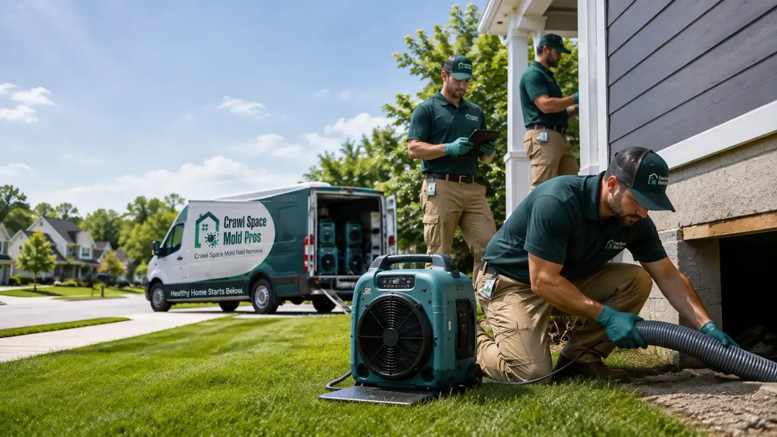 Crawl Space Mold Removal in Montgomery, TX